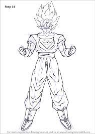 Learn How To Draw Goku Super Saiyan From Dragon Ball Z (Dragon Ball Z) Step  By Step : Drawing Tutorials