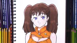 Diane「ディアンヌ」 is the serpent's sin of envy of the seven deadly sins. How To Draw Diane Seven Deadly Sins Youtube