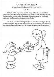 Cuento Para Colorear Capertucita Roja Caperucita Roja Cuento Infantil Caperucita Roja Cuento Imagenes De Caperucita Roja