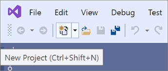 Creare Un Nuovo Progetto Visual Studio Microsoft Docs