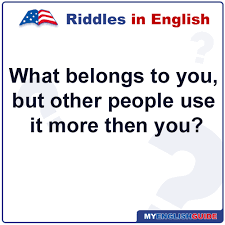 Learn English Free What Belongs To You But Other People Use It More Then You