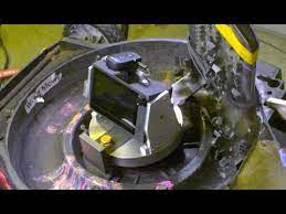 High Speed Camera Mounted On A Spinning Lawnmower Blade Youtube