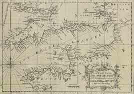 Old Maritime Maps English Channel Depth Chart Depth