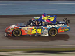 Until sunday, petty was the only driver with 200 nascar wins. Jeff Gordon Celebrates Equaling Earnhardt S Win Record With Giant Flag Honoring Jeff Gordon Jeff Gordon Jeff Gordon Car Jeff Gordon Nascar