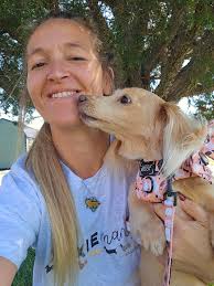 This little beauty goes in for her puppy xray count Friday! We can't wait  to see how many little nuggets she's got inside that belly. Any guesses?