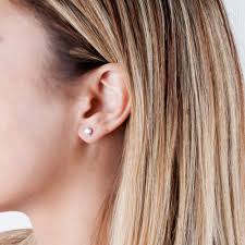 Pair of implant grade titanium cz stud earrings, 2mm 2.5mm 3mm 4mm 5mm prog setting cubic zirconia earrings, minimalist earrings eveandkus 5 out of 5 stars (17,617) sale price $12.11 $ 12.11 $ 14.25 original price $14.25 (15% off. Amazon Com Sterling Silver 925 Zircon Diamond Stud Earrings Small Cz Post Earrings For Women Size 5mm Handmade