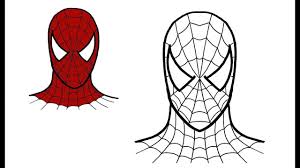 You know i am a big spiderman fan so i had to do one of the web head. How To Draw Spiderman Easy Step By Step Drawing At Home Youtube