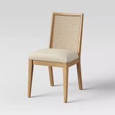 Corella Cane And Wood Dining Chair Opalhouse Dining Chairs Wood Dining Chairs High Back Dining Chairs