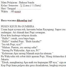 Mulai dari kelas 1 sd sampai kelas 12 sma beserta kunci jawaban dan pembahasannya lengkap. Kunci Jawaban Bahasa Sunda Kelas 5 Angkoo