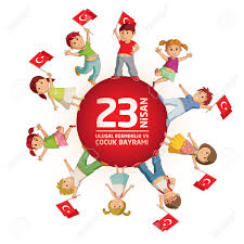 İşte 23 nisan'ın bayram olmasının nedeni. Vector Illustration Of The 23 Nisan Ocuk Bayrami April 23 Turkish Royalty Free Cliparts Vectors And Stock Illustration Image 74487164