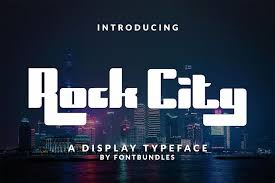 Pelagia is a modern font inspired by the classic serif typefaces of other times. Rock City Premium Fonts New Fonts Poster Fonts