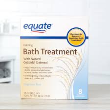 Get the best deals on aveeno baby bathing & grooming supplies. Equate Calming Oatmeal Bath Treatment 1 5 Oz 8 Count Walmart Com Walmart Com