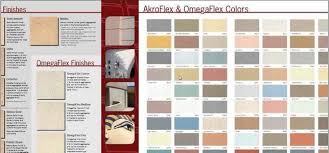 Omega Stucco Color Chart