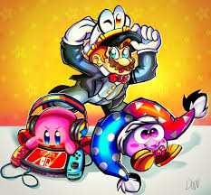 If course just by looking at the tutorial picture,. Doineeddis On Twitter A Fanart Contest Entry For M A Y O Join The Contest Subscribe To Him On Yt Https T Co Nxsrlkhevw Cartoon Art Draw Drawing Lineart Traditional Digital Videogames Fanart Kirby Pink Mario Marx Cute
