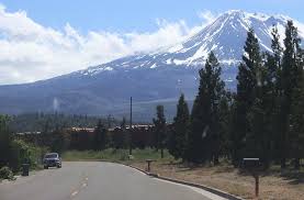 Northern Lights over Mt. Shasta Photo ...
