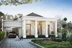 Arsitek emporio architect mampu mendesain fasad dan denah ruangan rumah 1 lantai secara. Top 12 Desain Terbaik Desain Rumah Klasik 1 Lantai Rumahklik Com