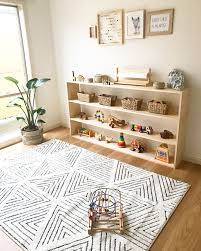 So Cute And Simple Montessori Playroom Kids Room Inspiration Playroom Design