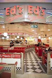 1950 S Burger Diners All American Menu At Edu2019s Diner In Highcross Leicester Eat Out Diner Decor Retro Diner American Diner