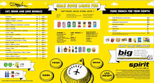What Food And Drinks Does Spirit Offer On The Plane Spirit Airlines Airlines Spirit Flights