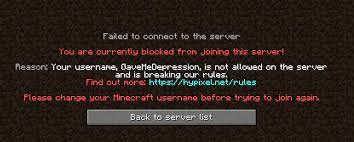I want to be unblocked from hypixel servers. Blocked From Hypixel Hypixel Minecraft Server And Maps