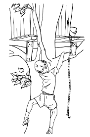 Funny apple tree coloring page. Treehouse Coloring Pages Best Coloring Pages For Kids