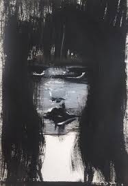 Black And White Portrait Painting Abstract Black White Portrait Painting Digital Print Abstract Art Office Decor Sister In Law Gift Living Portrait Painting Digital Prints Sister In Law Gifts