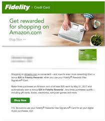 Check spelling or type a new query. Expired Get 25 Cash By Making 75 In Amazon Purchases With Fidelity Visa Card Includes Amazon Gift Card Purchases Doctor Of Credit