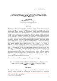 Kalimat tunggal berpredikat adjektival a. 3064 Article Text 4409 1 10 20170822