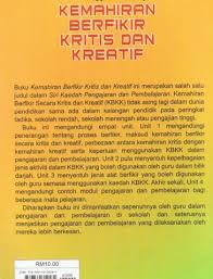 Mendapat latihan berfikir secara kritis dan kreatif untuk membuat keputusan dan menyelesaikan masalah dengan bijak. Dbpniaga My