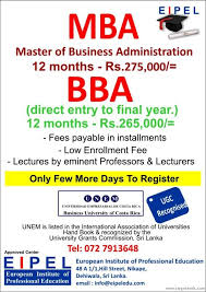 European Institute Of Professional Education Masters In Business Administration Business Universities Professional Education