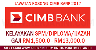 Cek kosong ini menyebabkan bank tidak mencairkan uang karena kurangnya dana setoran perusahaan namun perusahaan sudah mencatatnya sebagai pengeluaran cek. Jawatan Kosong 2017 Cimb Bank Berhad Baru Dibuka Gaji Rm1 500 0 Rm13 000 0
