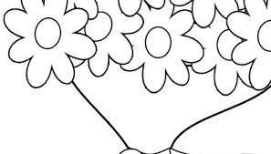 Un ragazzo dice alle sue tre sorelle: Disegno Di Un Mazzo Di Fiori