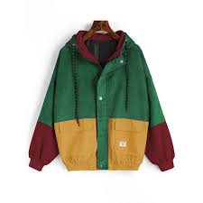 Women Bella Philosophy Color Block Long Sleeve Corduroy Jacket Autumn Plus Size Pockets Patchwork Button Jacket Coat Spring Flight Jackets Custom