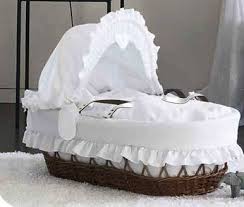 bon ton wicker basket in white new handles bebek