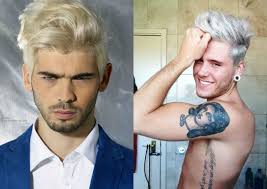 Beards Male Platinum Blonde Hair Color Trends 2017 Hairdrome Com Modeles De Cheveux Cheveux Masculins Style De Cheveux