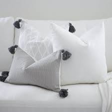 Nwot pottery barn aileen jacquard pillow cover 22x22 charcoal tassel grey black. Grey Stripe Pillow Cover With Tassels Stripe Pillow Cover Stripe Pillow Grey Pillow Cover Gray Pillow Cover Grey Pillow Case Grey Pillow Pillows Grey Pillows Grey Pillow Covers