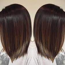 8 Short Brown Hairstyle Balayage Straight Hair Hair Styles Brunette Hair Color