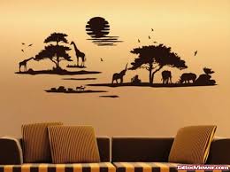 Giraffe images are often designed with african symbols such as trees, grasses, and flowers native to the area, a sahara landscape or sunset, or tribal patterns representative of the culture. African Tattoos Designs