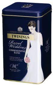 Royal Wedding Tea From Twinings Come In Blue Or Black Caddy I Think Blue Is Nicer Just Like One Of Kate S Dresses It S A Twinings Royal Tea Twinings Tea