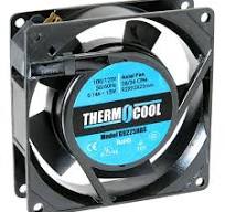Thermocool 110 VAC Muffin Cooling Fan 92 x 25mm Sleeve Bearing 28 CFM