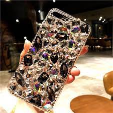 bling lovely crystal diamonds rhinestone 3d stones phone case cover for iphone 6 7 8 plus xs xr max for samsung ga diamond crystal phone case cover phone cases