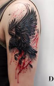 Deborah Genchi Creates Incredibly Versatile Tattoos Kickass Things Black Crow Tattoos Raven Tattoo Crow Tattoo Design