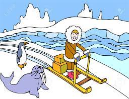 Eskimo De Traineau Clip Art Libres De Droits Vecteurs Et Illustration Image 5358997