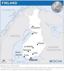 Finland from mapcarta, the open map. Finland Location Map 2013 Finland Reliefweb