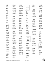 We started with this free fold and read activity. Word Lists Long Vowels Vowel Team Rule A E Vowel Team Words Blend Words Phonics Words
