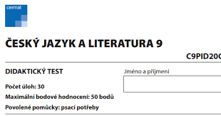 Příprava na jednotné přijímací zkoušky cermat. Cermat Ilustracni Testy K Jednotne Prijimaci Zkousce 2020 Byly Zverejneny Pedagogicke Info