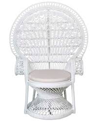 Peacock Chair White Rednoir