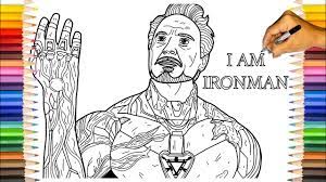Learning color which is one important. Iron Man Snap Coloring Pages Iron Man The Avengers Endgame Mark 85 Youtube