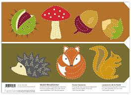 Wald Windlichter Zum Prickeln Mit Waldfruchten Und Waldtieren Eine Schone Herbstdeko Bastel Herbst Windlicht Basteln