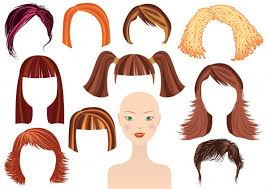 Having short hair creates the appearance of thicker hair and there are many types of hairstyles to choose from. 1 043 Hairstyles For Girls Vectors Free Royalty Free Hairstyles For Girls Vector Images Depositphotos